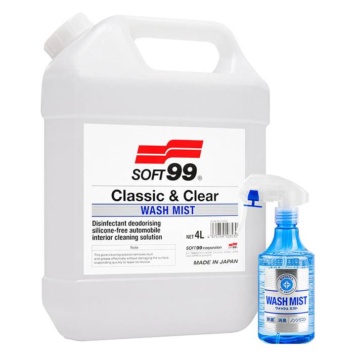 Soft99 Wash Mist interiørrens 4ltr.