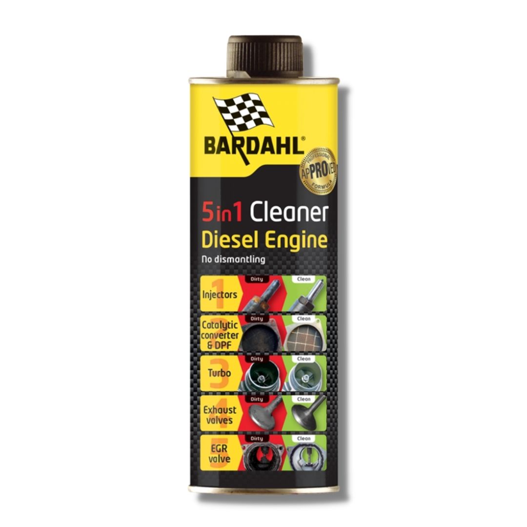 Bardahl 5-i-1 Cleaner Diesel Engine 500 ml. ( Til tanken )