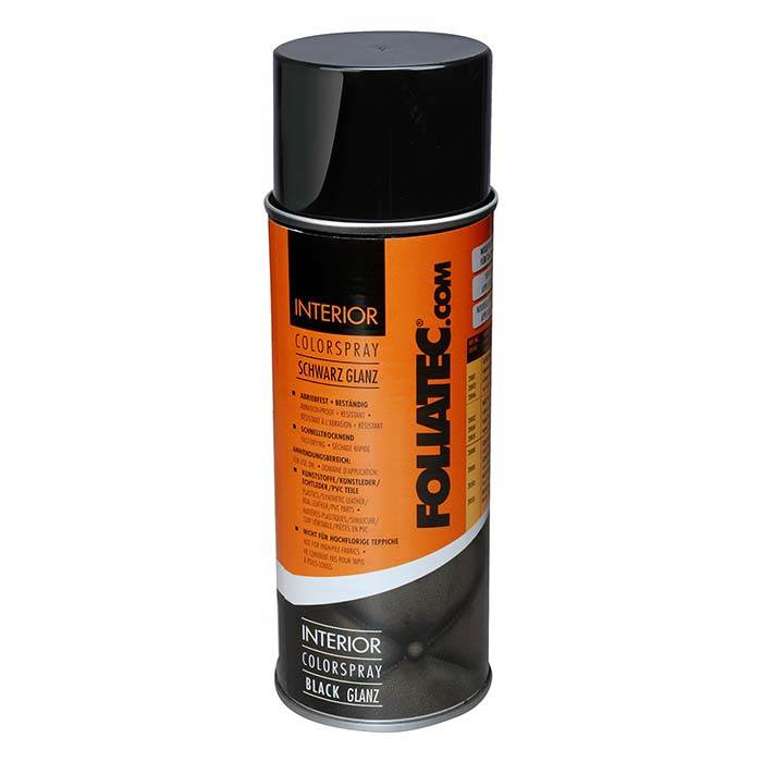 Foliatec Interiør Colour spray blank sort 400 ml - Carbix