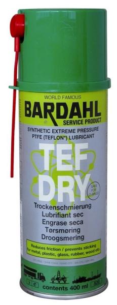 Bardahl TEF Dry 400 ml. (tørspray forstærket med teflon) - Autobix
