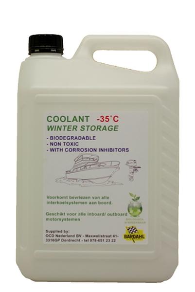 Bardahl Bio nedbrydeligt kølervæske - Vinter opbevaring 5 ltr. - Autobix